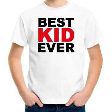 Best kid ever t shirt wit kinderen verjaardag cadeau funshirt