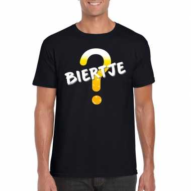 Biertje fun t shirt zwart heren