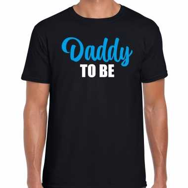 Daddy to be t shirt zwart heren aanstaande papa cadeau