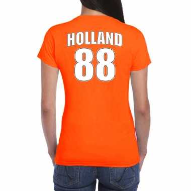 Holland shirt rugnummer 88 nederland fan t shirt / outfit dames