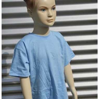 Kleding kinder t shirt lichtblauw