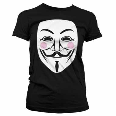 Merchandise v for vendetta shirt dames