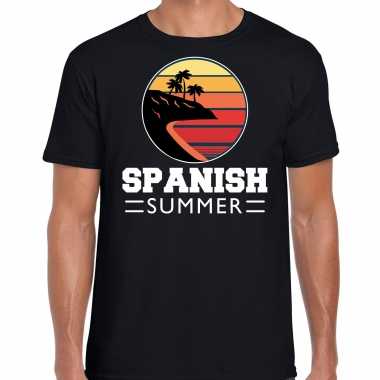 Spanish summer shirt beach party / strandfeest outfit / kleding zwart heren