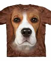 All over print t-shirt beagle hond