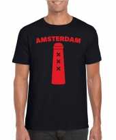 Amsterdam shirt amsterdammertje zwart heren