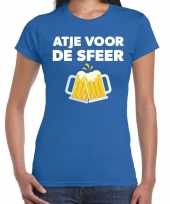 Atje sfeer fun t-shirt blauw dames