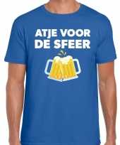 Atje sfeer fun t-shirt blauw heren