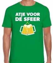 Atje sfeer fun t-shirt groen heren