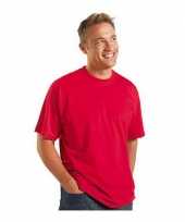 Big size t-shirt rood 3xl