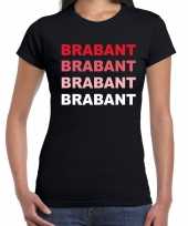 Brabant provincie shirt zwart dames