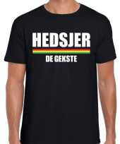 Carnaval hedsjer heerlen gekste t-shirt zwart heren