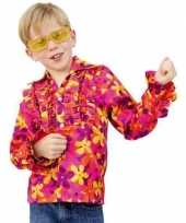 Gekleurd hippie shirts kinderen