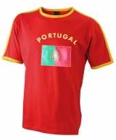 Heren t-shirt portugese vlag