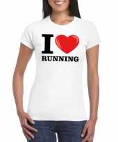 I love running t-shirt wit dames 10111324