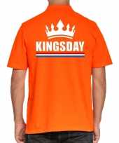 Koningsdag polo t-shirt oranje kingsday heren