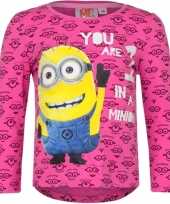 Minion t shirt fuchsia