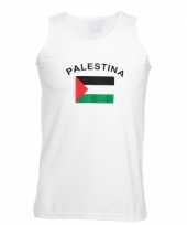 Mouwloos t-shirt palestijnse vlag mouwloos t-shirt