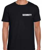 Security t-shirt zwart heren 10221382