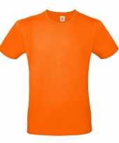 Set 2x stuks oranje shirt ronde hals koningsdag of nederland supporter heren maat 2xl 56