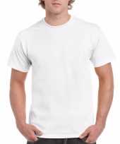 Set 2x stuks voordelig wit t-shirts heren maat 2xl 44 56