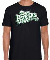 St patrick s day t-shirt zwart heren