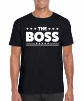 The boss fun t-shirt heren zwart