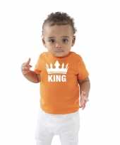 The king t-shirt oranje koningsdag baby peuter 10201524